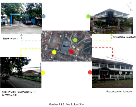 Gambar 3.1.3. Peta Lokasi Site  
