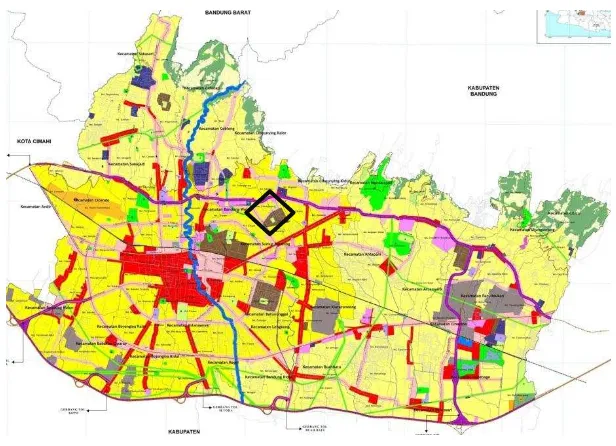 Gambar 4.1.1. Peta Kota Bandung 