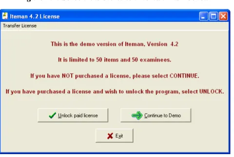 Figure 1.1: Screen Visible When Iteman 4 is Locked 