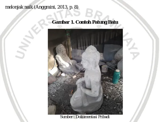 Gambar 1. Contoh Patung Batu 