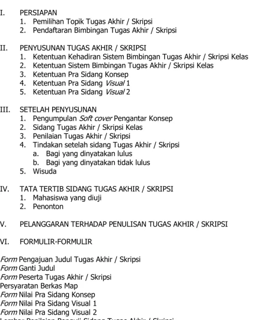 Gambar 1: Flow Chart Prosedur Tugas Akhir / Skripsi (Persiapan, Proses Bimbingan dan  