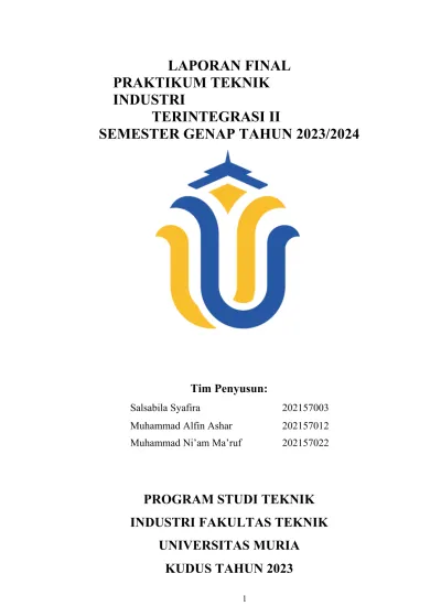 Perancangan Fungsi Logistik Dan Organisasi Sistem Perusahaan