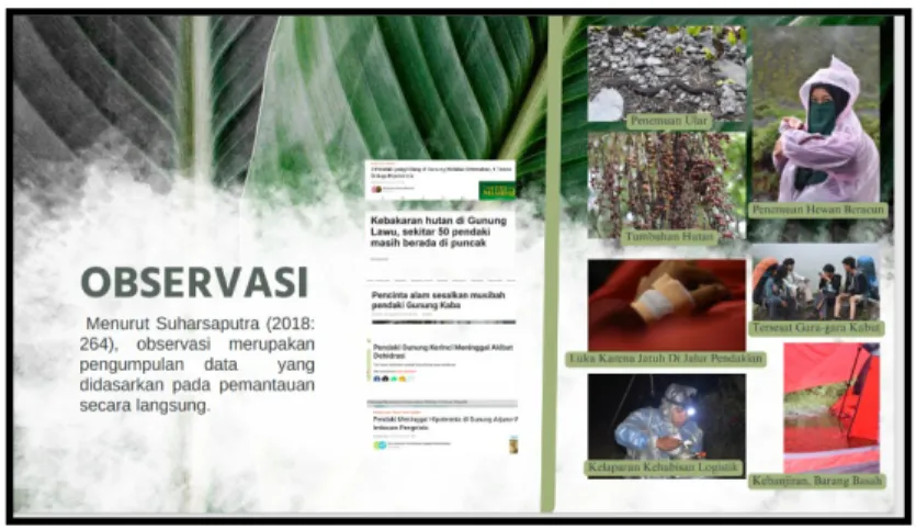 Gambar 3.8 Observasi Sumber : Penulis