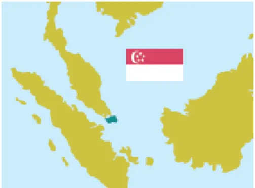 Gambar 1. Peta Negara Singapura