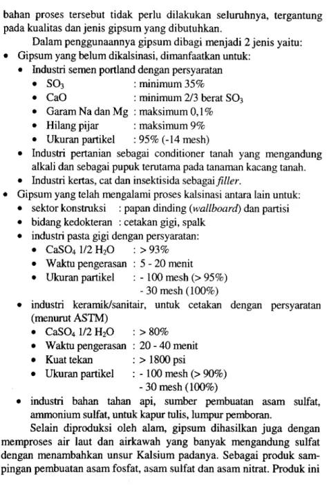 Gambar  2.Bagan  alir  pengolahan  gipsum