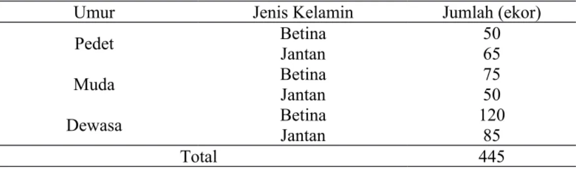 Tabel 5. Struktur Kepemilikan Ternak Sapi Bali di Kecamatan Lohia Kabupaten Muna