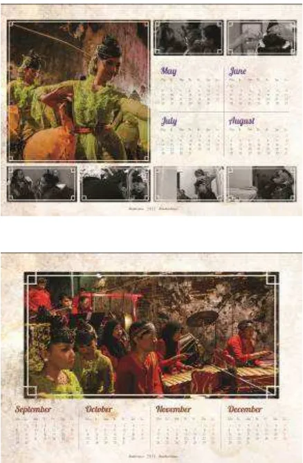 Gambar 10. Desain cover kalender dinding.  