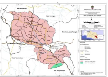Gambar 2. 4 Peta Daerah Aliran Sungai Kabupaten Ciamis 