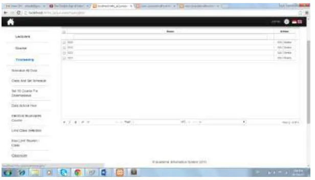 Figure 4.30 Maximum Limit Setting Student/Class