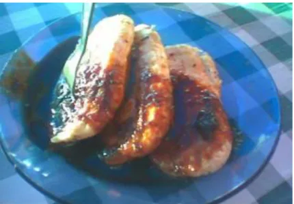 Gambar 4. Pisang epe rasa coklat siap santap 