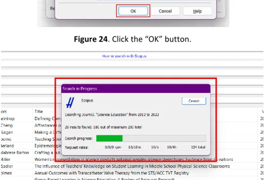 Figure 25. Data search process. 