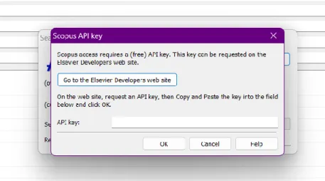 Figure 21. Fill in the year range and click the search button. 