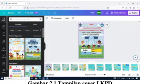 Gambar 2.2 Tampilan kata p i engantar 