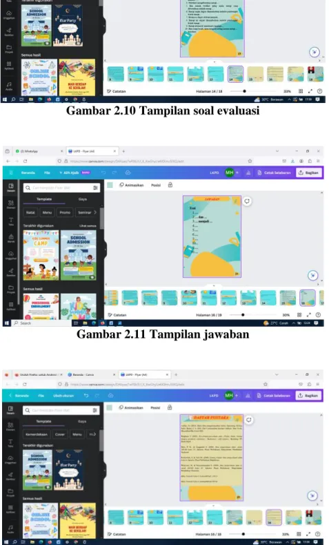 Gambar 2.11 Tampilan jawaban  