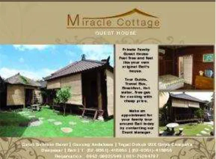 Gambar 1. Brosur Miracle Cottage 