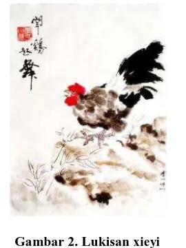 Gambar 1. Lukisan gongbi Sumber: http://www.wallcoo.net/paint/ chinese_painting_zouchuanan-flower-bird/html/wallpaper4.html 