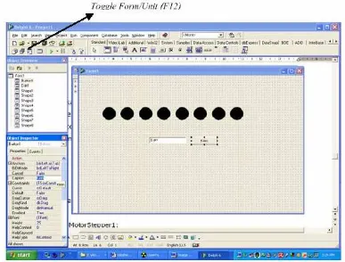 Gambar 4. tombol untuk ganti modus Form atau Unit 