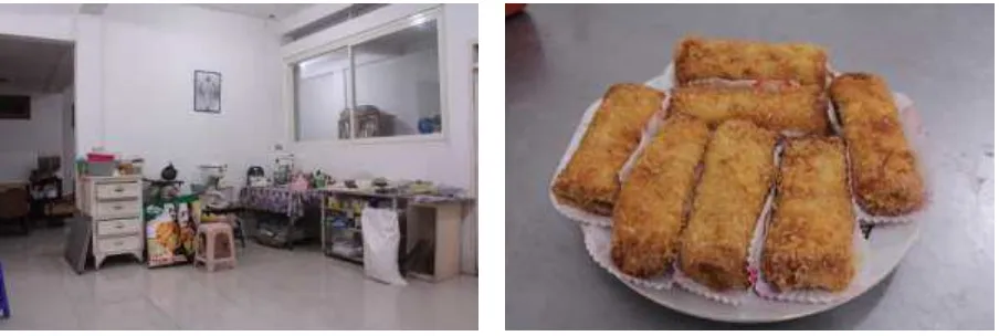 Gambar 4. Lokasi pembuatan produk kue risoles  hs cake 