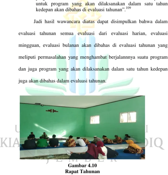 Gambar 4.10  Rapat Tahunan 