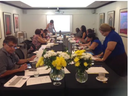 Figure 11: Initial workshop for the Perth urban and eastern regional hub 