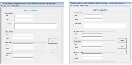 Gambar 4.11 Data skripsi yang akan disimpan