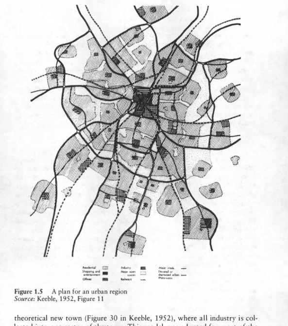 Figure  1.5  A plan for an  urban region 