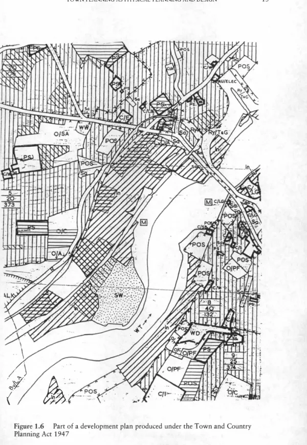 Figure  1.6  Part of a development plan  produced  under the Town and  Country  Planning Act  1 947 