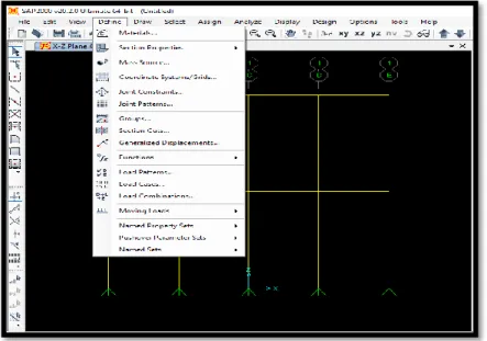 Gambar 2.9 Toolbar Define 