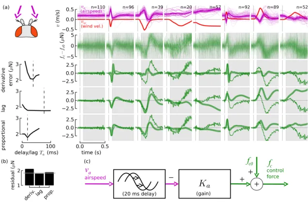 Figure 3.3: System identication supports a proportional controller with a 20 ms delay as the antennae feedback controller