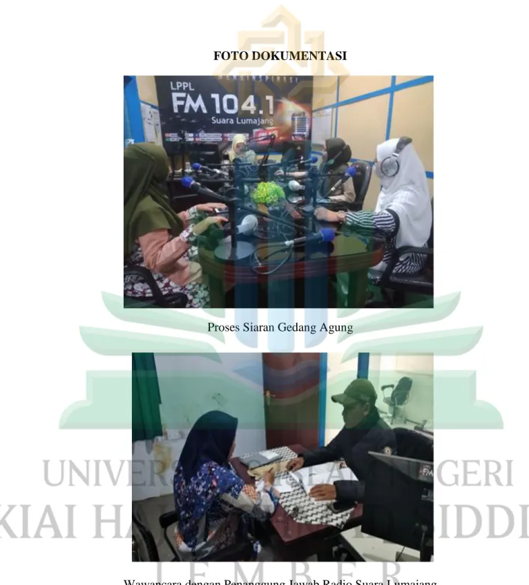 FOTO DOKUMENTASI 