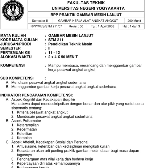 GAMBAR KERJA ALAT ANGKAT ANGKUT 