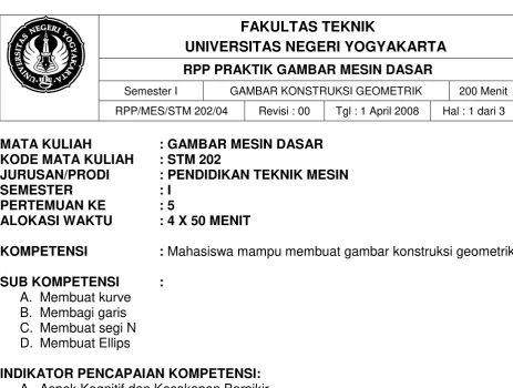GAMBAR KONSTRUKSI GEOMETRIK 