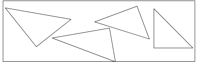 Gambar 4. Segitiga- segitiga siku-siku dalam berbagai posisi 