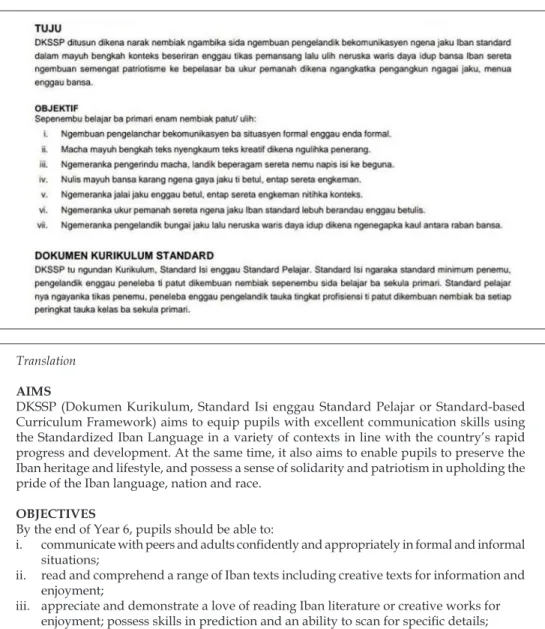 Illustration 1. An example of Standardized Iban. (Source: https://www.moe.gov.