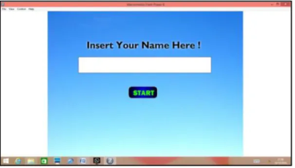Figure 2 the Interface of the Computer-Based Test 