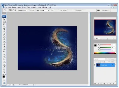 Gambar 2.6 Tampilan Adobe Photoshop 