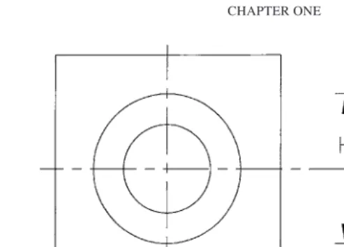 FIGURE 1-38Round beads or bosses (See Table 1-3 for values).