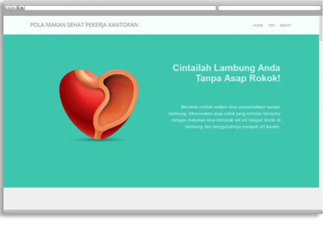 Gambar IV.2 Tampilan About Website 