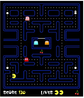Gambar 3.1 Tampilan Game Pacman 