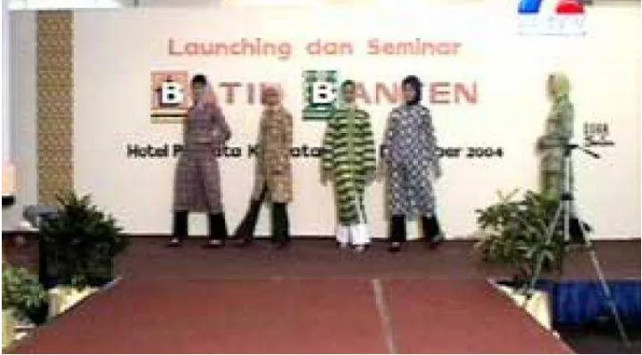Gambar II.18 Fashion Show batik Banten 