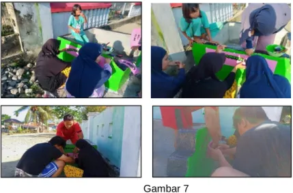 Gambar 7  Pembuatan Bak Sampah 