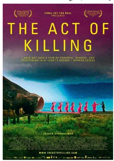 Poster Film Dokumenter Jagal (Gambar 3.1 The Act of Killing) 