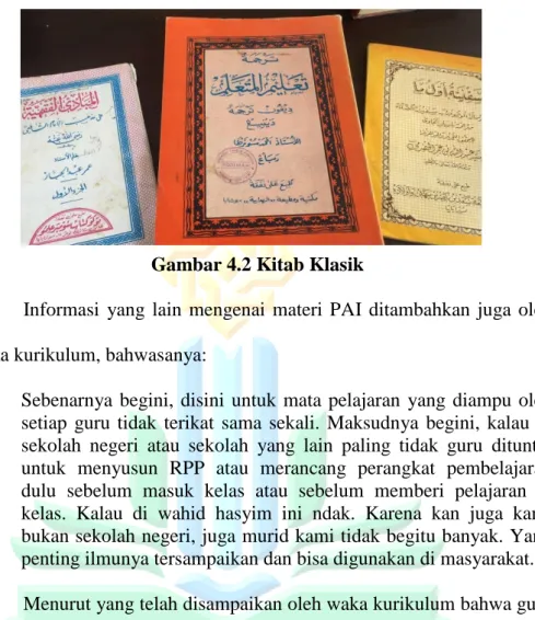 Gambar 4.2 Kitab Klasik 