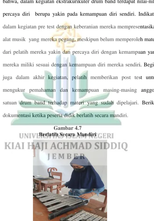 Gambar 4.7  Berlatih Secara Mandiri 