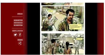 Gambar 4. Aplikasi pada website 
