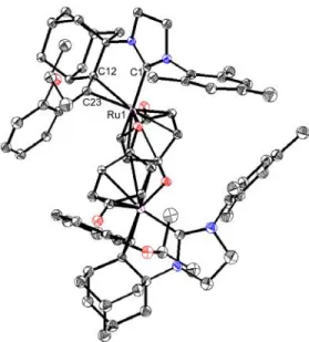 Figure 8: X-ray crystal structure of 1.18. Displacement ellipsoids are drawn at 50% probability