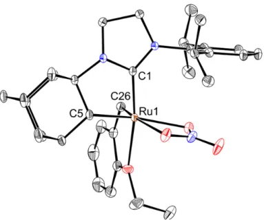Figure 14: X-ray crystal structure of 1.35. Displacement ellipsoids are drawn at 50% probability