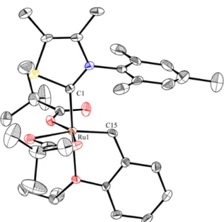 Figure 16: X-ray crystal structure of 1.43. Displacement ellipsoids are drawn at 50% probability