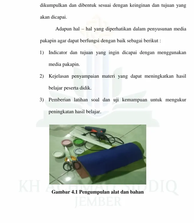 Gambar 4.1 Pengumpulan alat dan bahan  