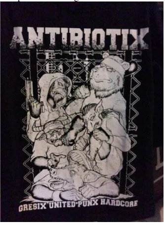 Gambar 4.1 Antibiotix Gresik United Punx 